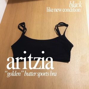 Aritzia Golden sports bra - XXS LIKE NEW